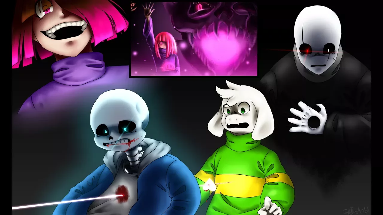 Fall Out Boy - Glitchtale AMV background