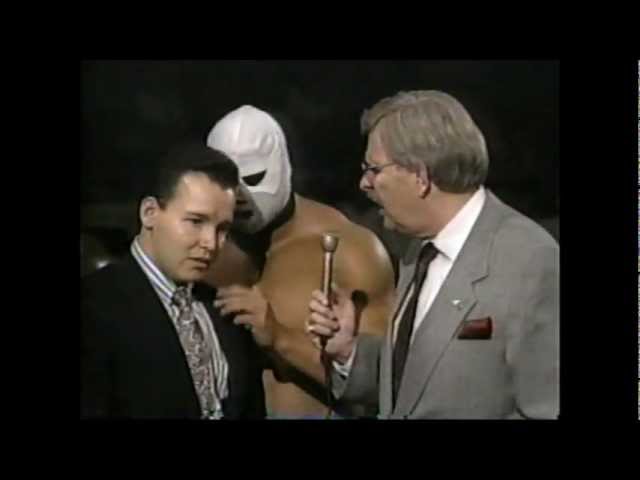 Arc Angel vs Gillepsie Stampede wrestling background