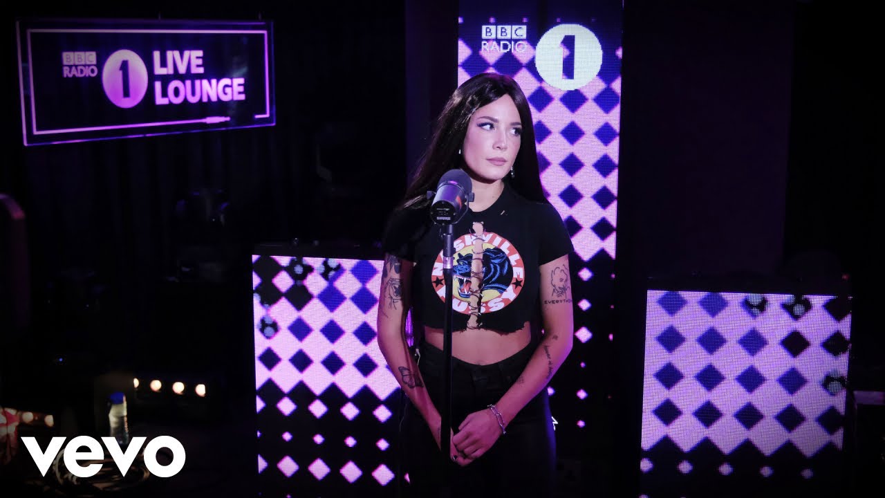 Halsey - Sucker (Jonas Brothers cover) in the Live Lounge background