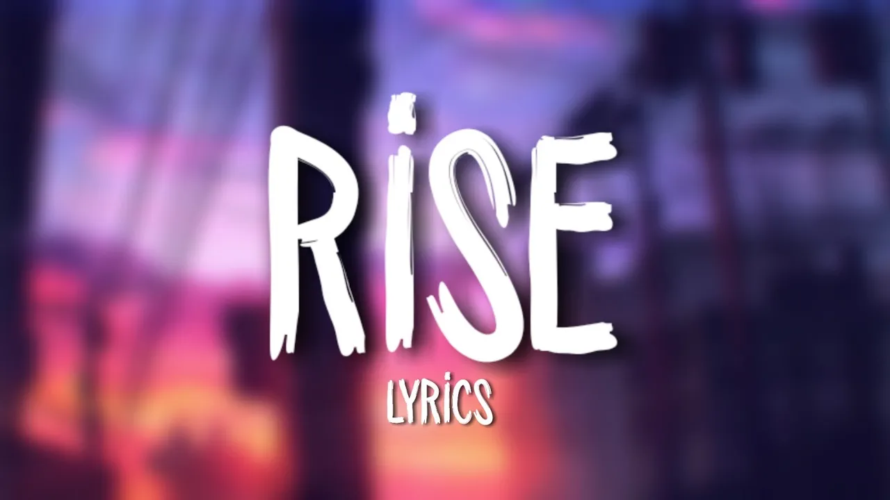 Jonas Blue - Rise ft. Jack & Jack (Lyrics / Lyric Video) background
