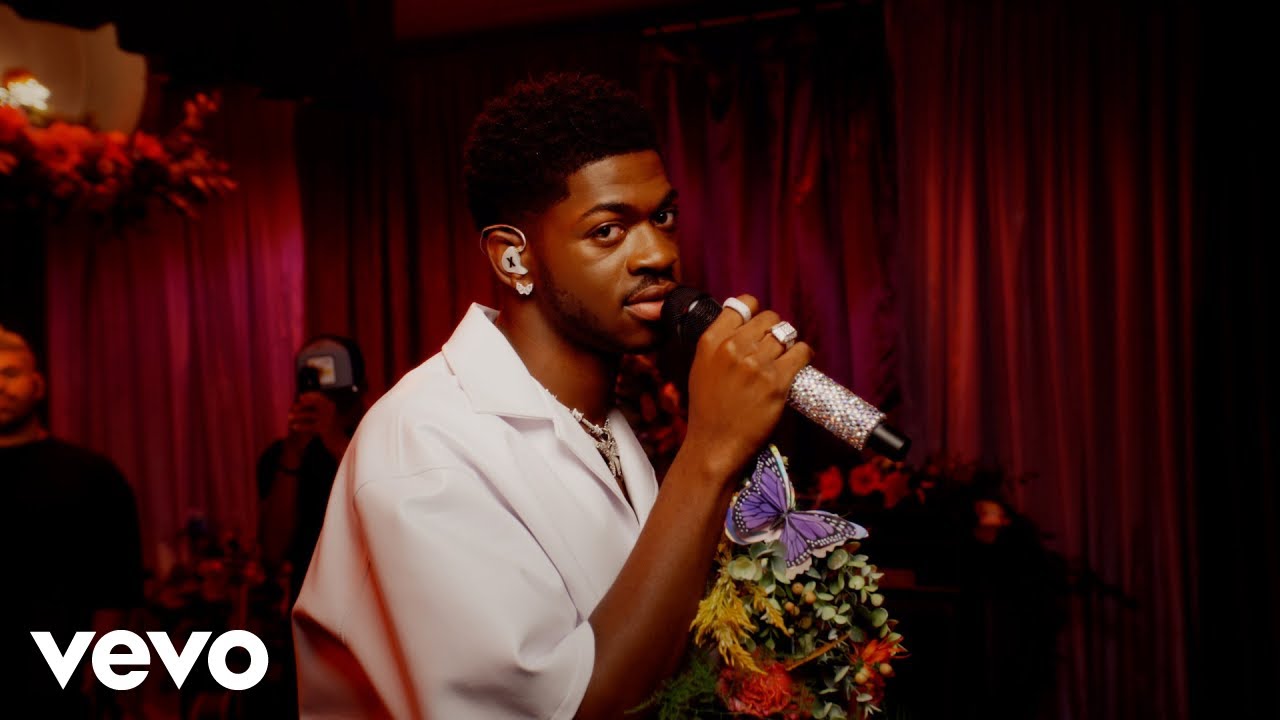 Lil Nas X - Jolene (Dolly Parton Cover) in the Live Lounge background