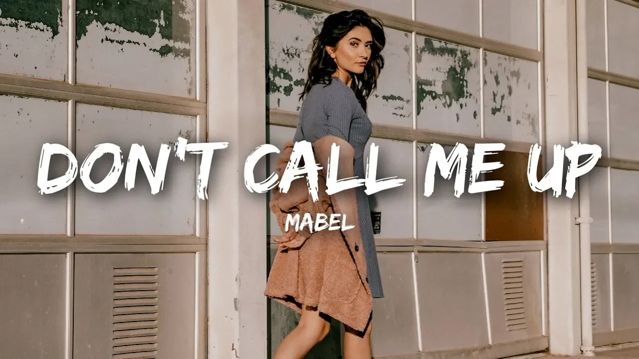 Mabel - Don't Call Me Up (Lyrics) background
