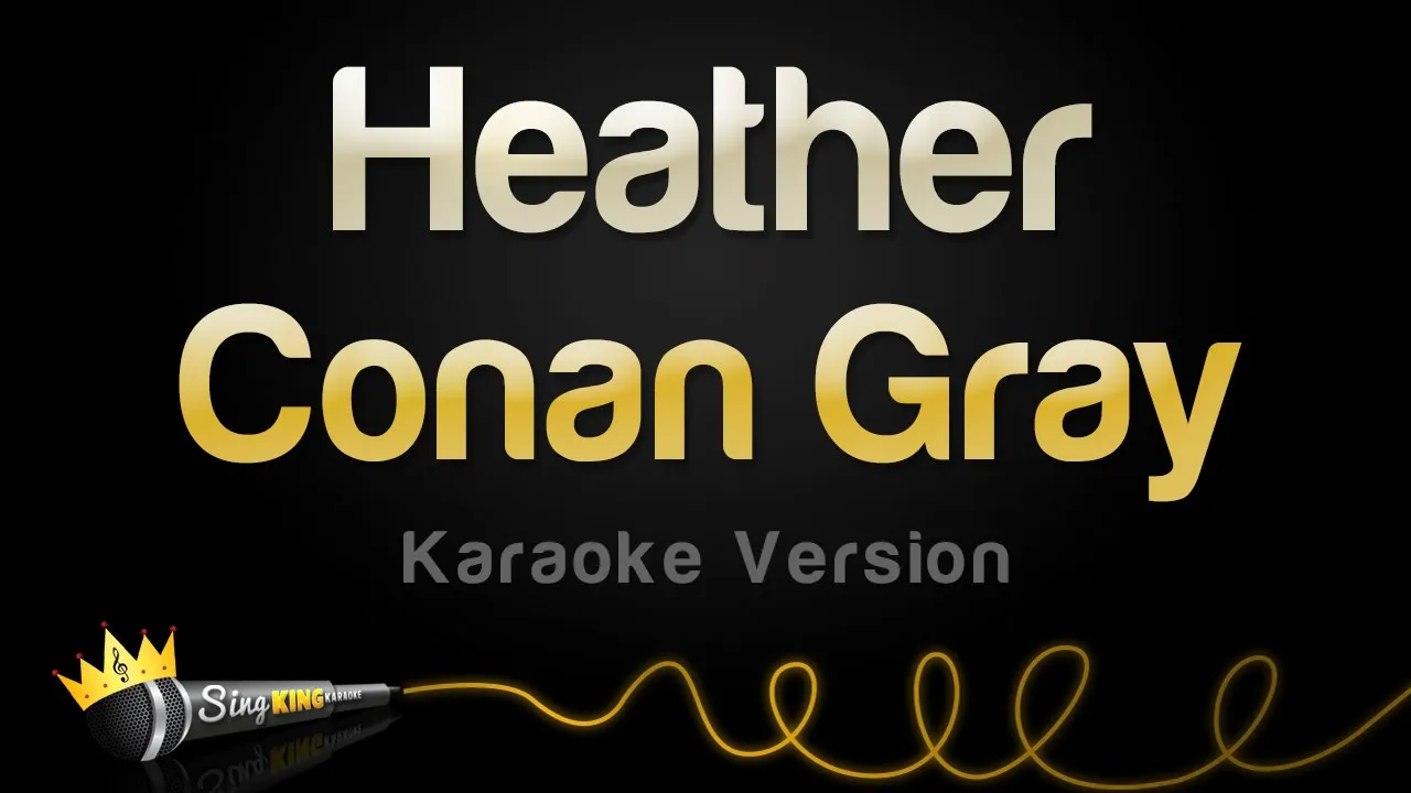 Conan Gray - Heather (Karaoke Version) background
