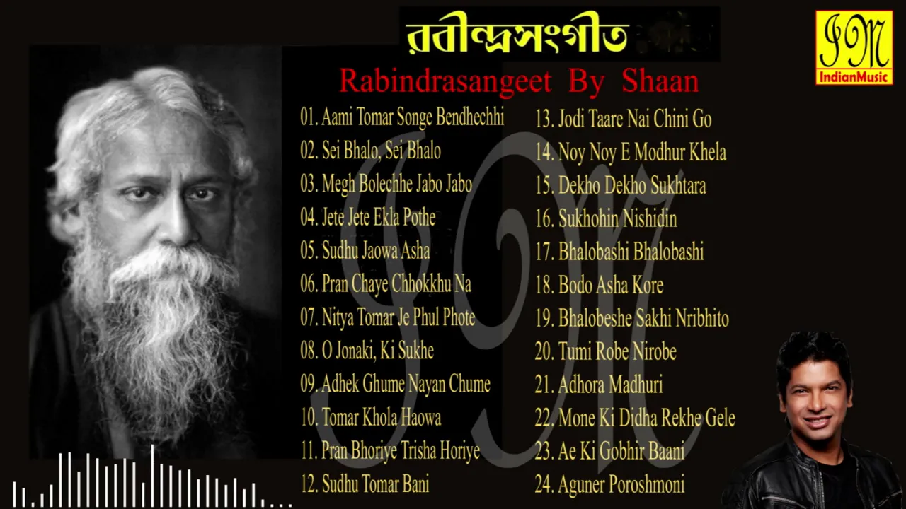 Rabindrasangeet by Shaan | রবীন্দ্রসঙ্গীত | শান | Audio Jukebox - IndianMusic