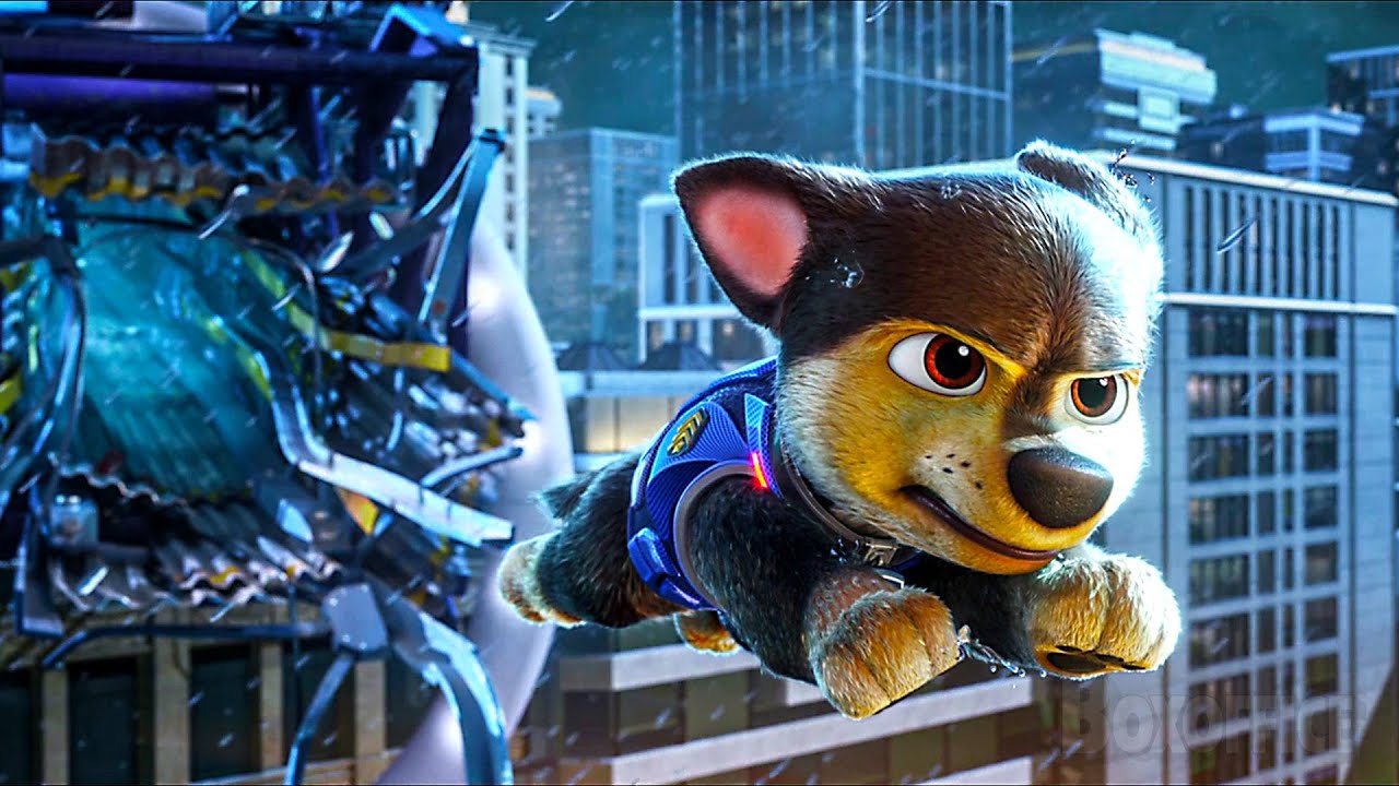 TODAS AS MELHORES cenas com CHASE | Compilação de filmes de patrulha canina 🌀 4K