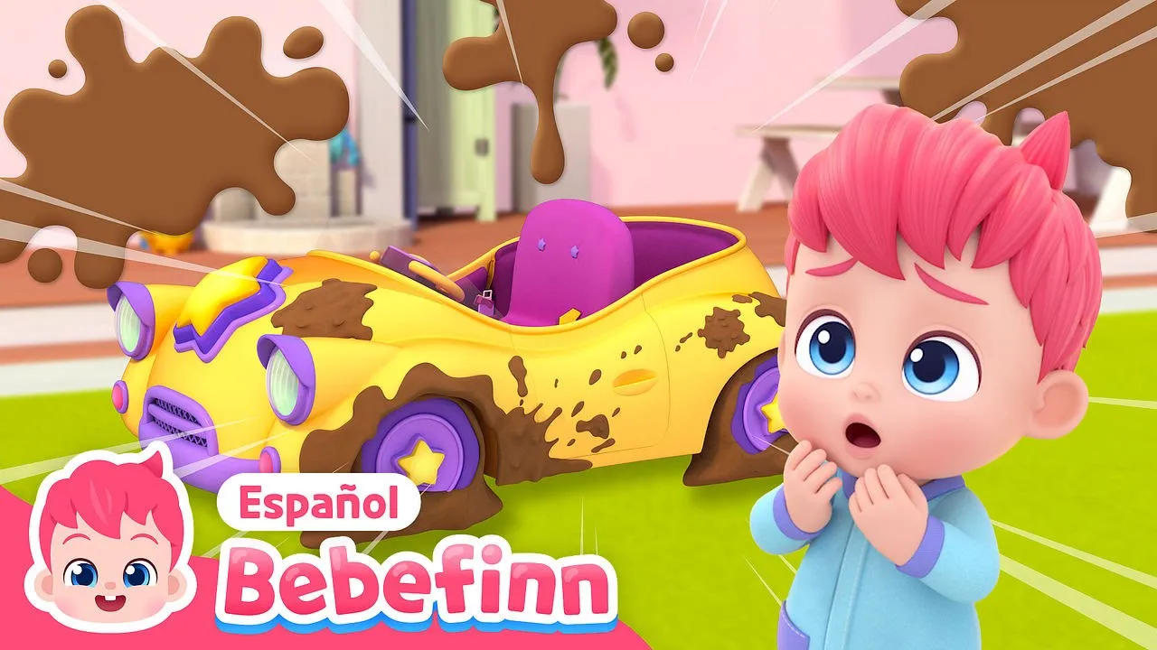 Lavemos el Auto🚗 | EP77 | Diviértete con burbujitas🧼 | Bebefinn Canciones Infantiles background