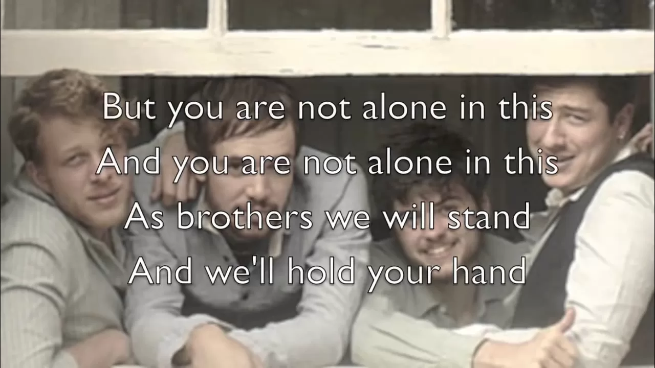 "Timshel" - Mumford & Sons (Official Lyrics) background
