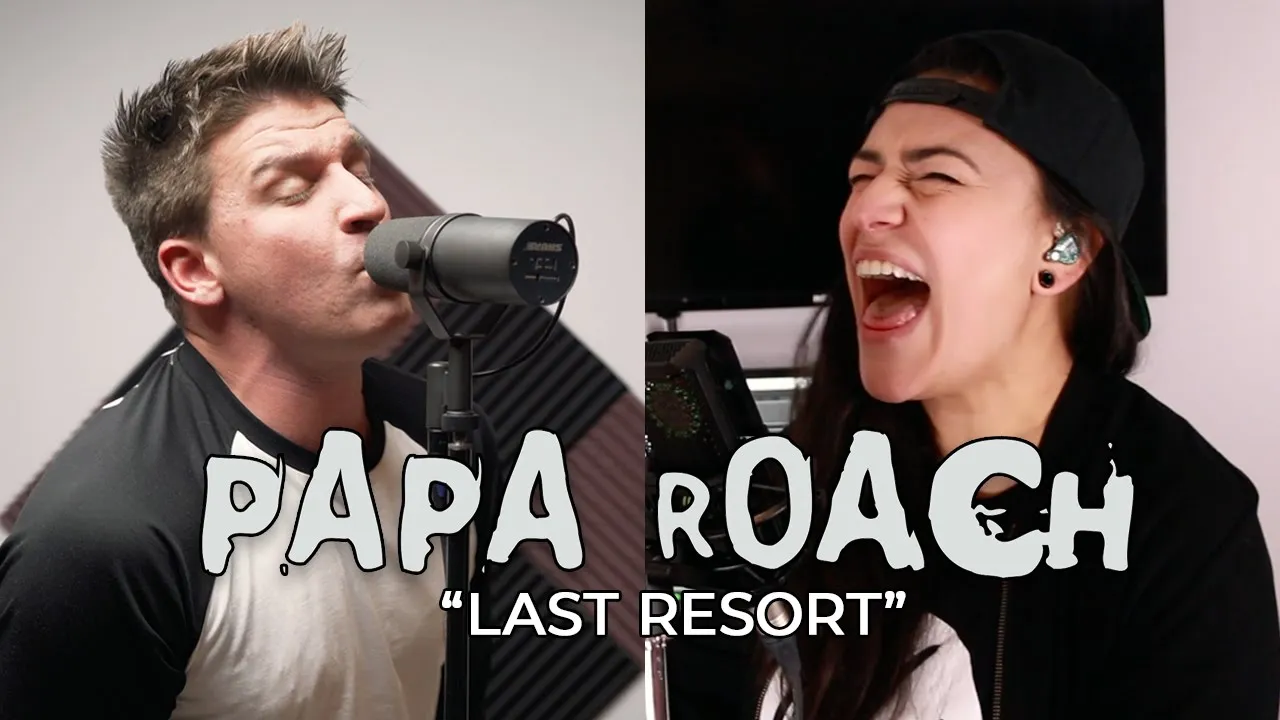 PAPA ROACH β Last Resort (Cover by Lauren Babic & Barbie Sailers) background
