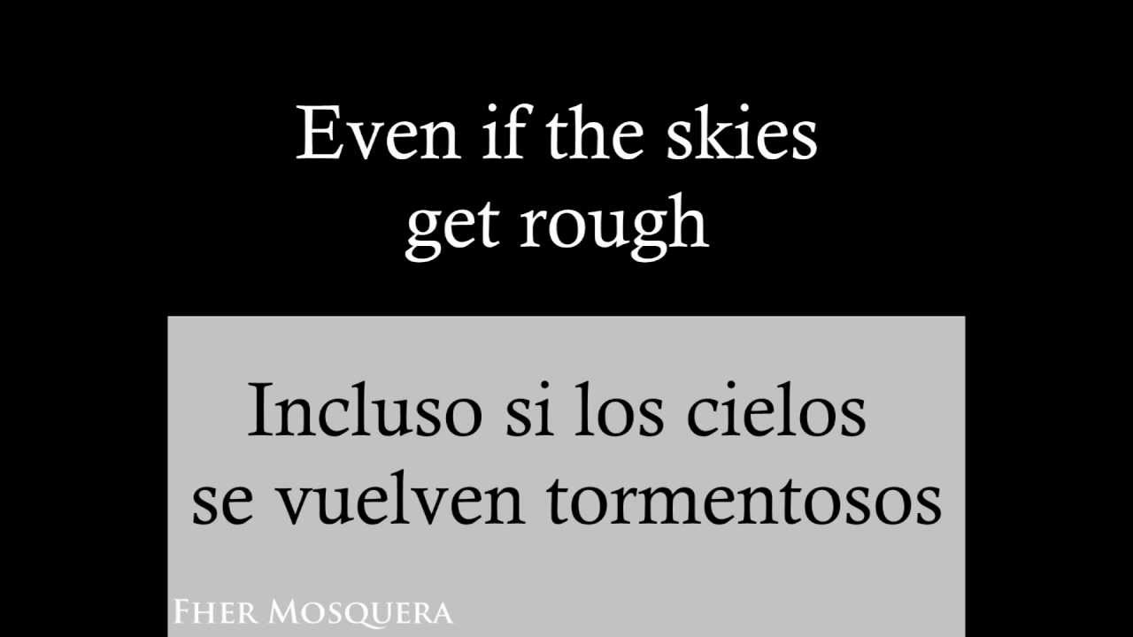 Jason Mraz - I Won't Give Up - Lyrics Inglés y Español background