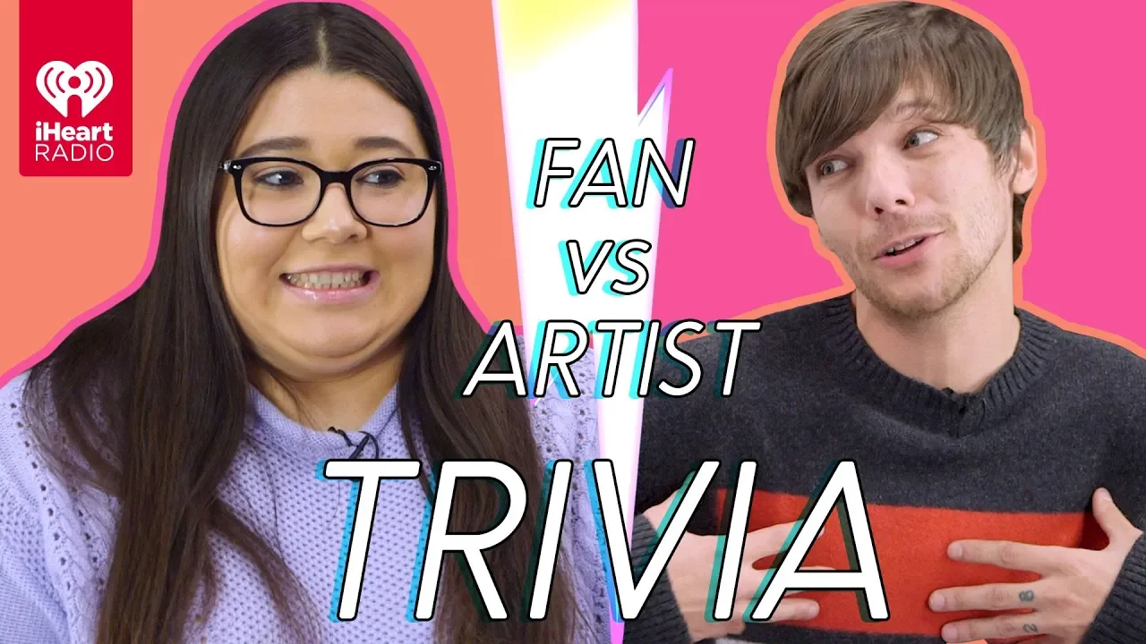 Louis Tomlinson Goes Head to Head With His Biggest Fan! | Fan Vs Artist Trivia background
