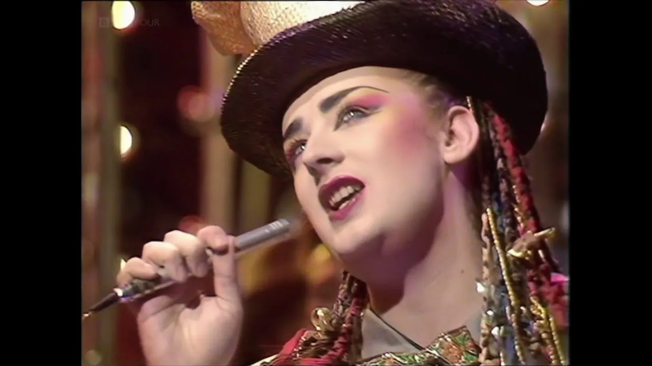 보이조지/컬처클럽 - 카르마 카멜레온 / 한글자막 가사/ 교차편집 Culture club - Karma Chameleon / Lyrics (stage mix) Boy George background