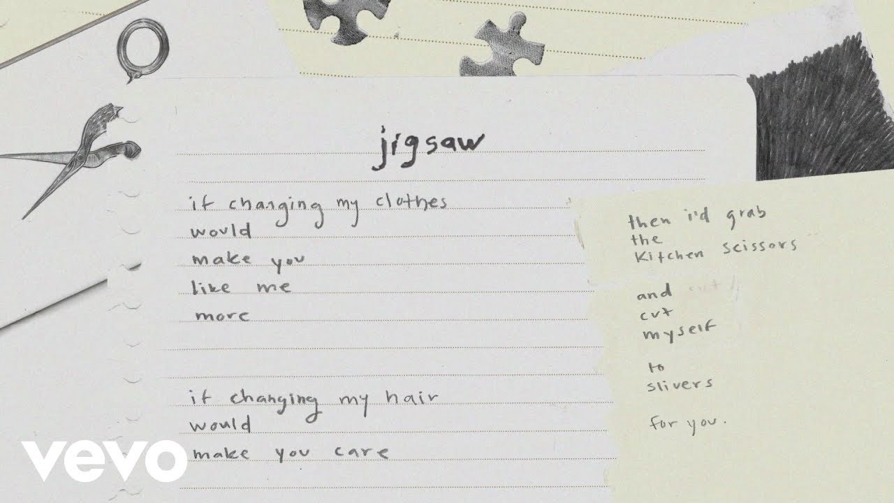Conan Gray - Jigsaw (Official Lyric Video) background
