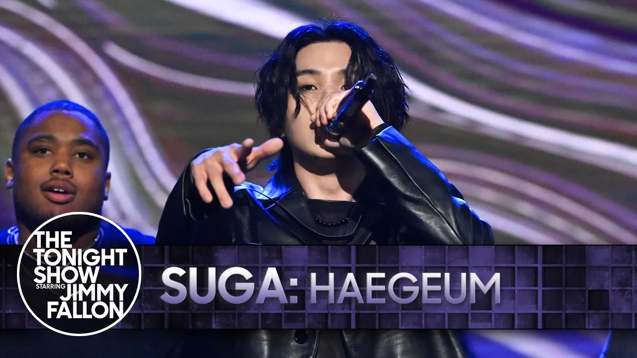 SUGA: Haegeum | The Tonight Show Starring Jimmy Fallon background