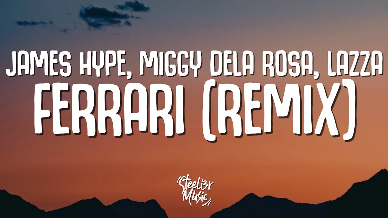 James Hype, Miggy Dela Rosa, Lazza - Ferrari (Remix) (Testo/Lyrics) background