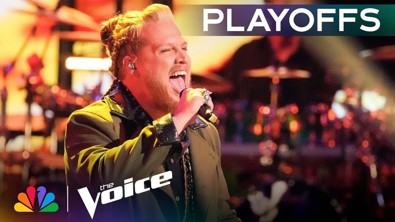 Huntley Honors His Daughter with David Kushner's "Daylight" | The Voice Playoffs | NBC background