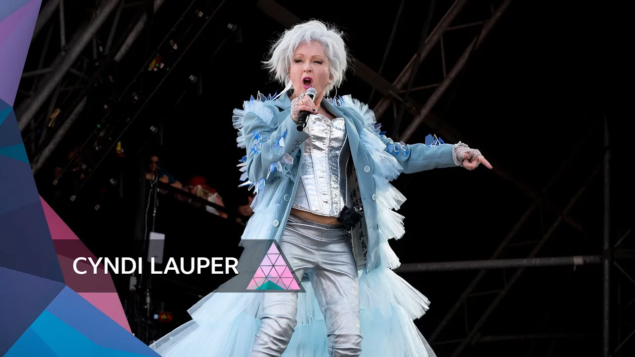 Cyndi Lauper - Time After Time (Glastonbury 2024) background