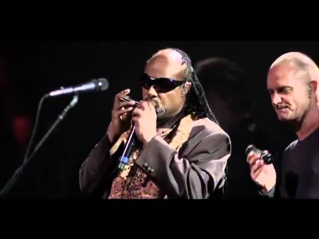 Fragile - Sting & Stevie Wonder background
