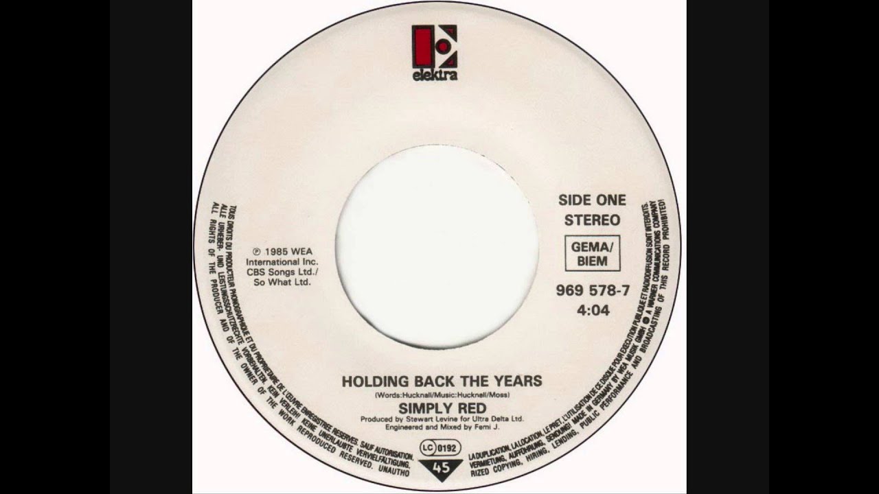 Simply Red - Holding Back The Years (Dj "S" Rework)