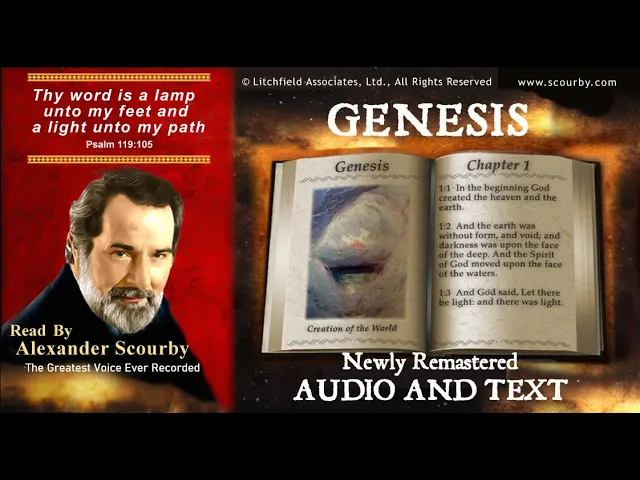 1 | Book of Genesis | Read by Alexander Scourby | AUDIO & TEXT | FREE  on YouTube | GOD IS LOVE! (2022) | Watch on Movi47