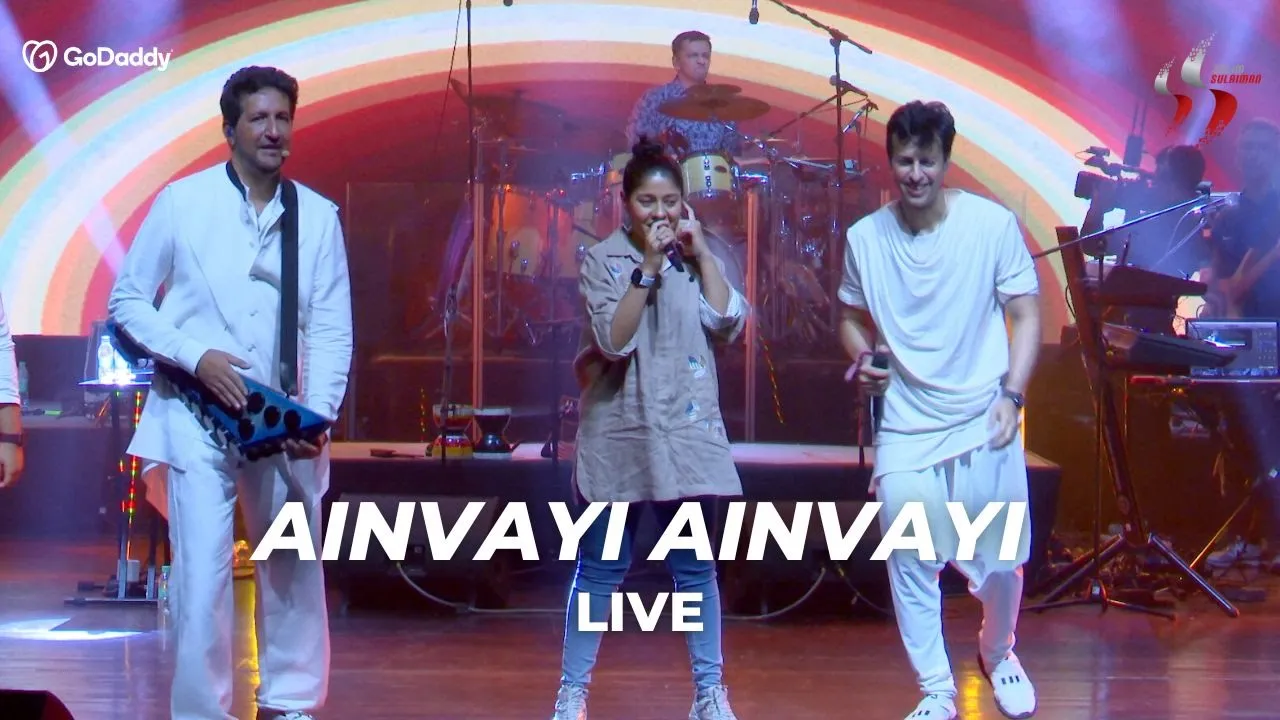 Ainvayi Ainvayi Live in Mumbai | Salim Sulaiman, Sunidhi Chauhan | GoDaddy presents Zariya | #SSLive background