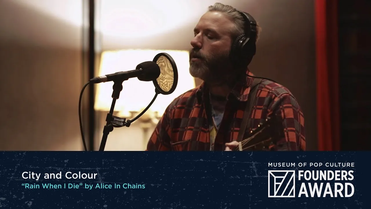 City and Colour - "Rain When I Die" by Alice In Chains | MoPOP Founders Award 2020 background