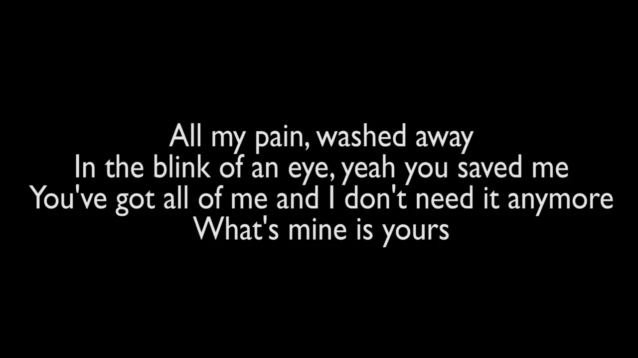 Kane Brown - What's Mine Is Yours (Lyrics) background