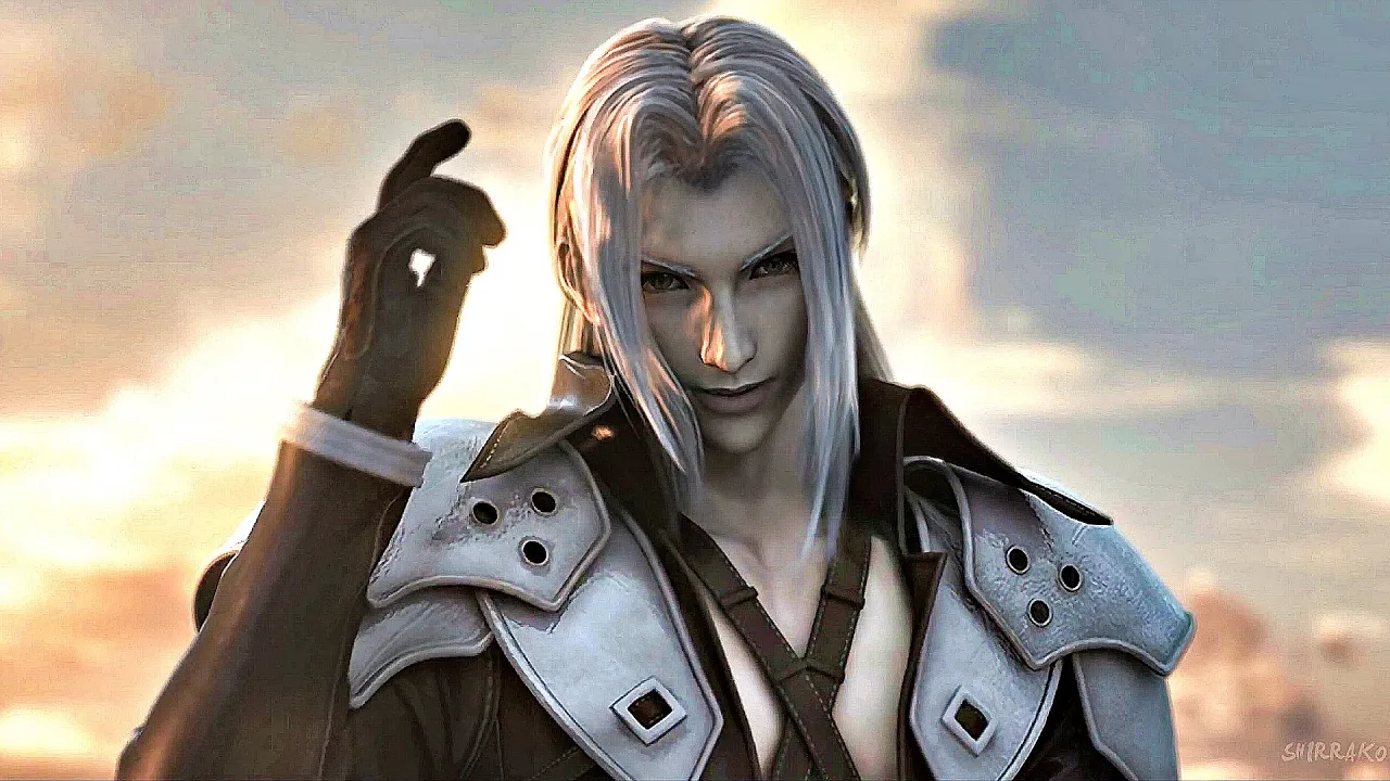 Sephiroth vs. Genesis vs. Angeal (Crisis Core Final Fantasy VII Reunion) 4K ULTRA HD background