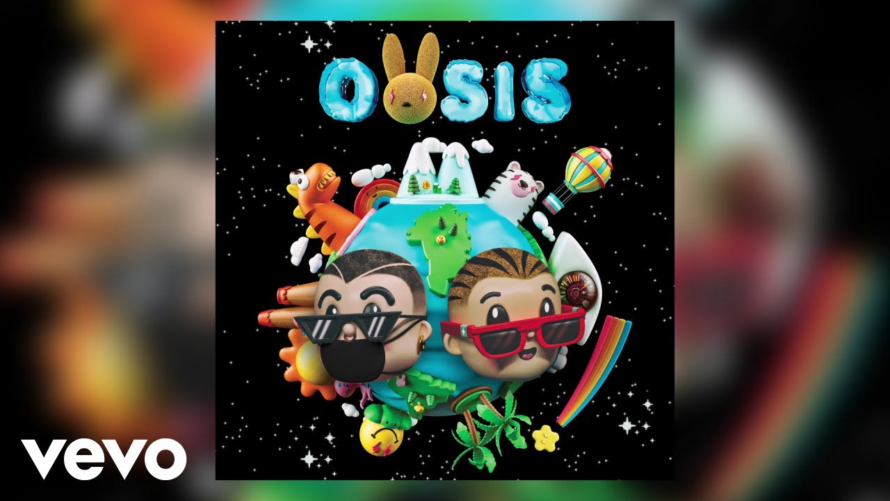 J Balvin, Bad Bunny, Mr Eazi - COMO UN BEBÉ ft. Mr Eazi (Audio) background