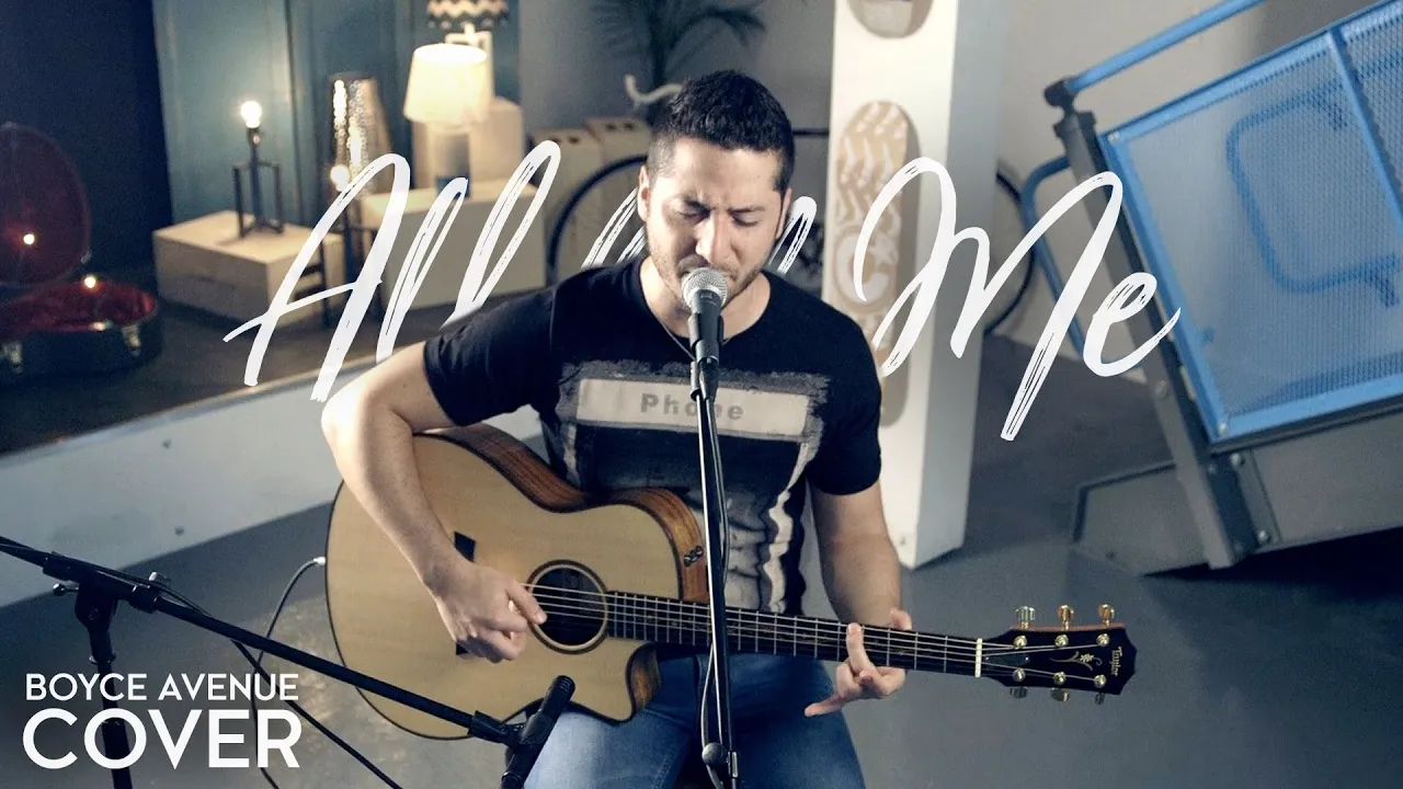 All of Me - John Legend (Boyce Avenue acoustic cover) on Spotify & Apple background
