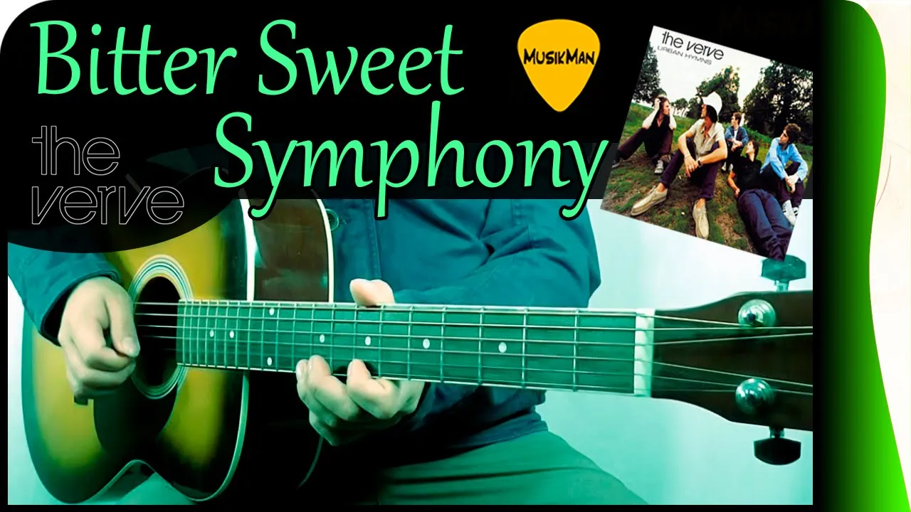BITTER SWEET SYMPHONY ЁЯО╝ЁЯНЛ - The Verve / GUITAR Cover / MusikMan N┬░137 background