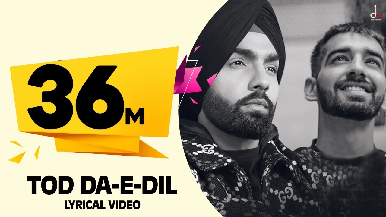 Tod Da E Dil | Ammy Virk | Maninder Buttar | Avvy Sra | Latest Romantic Song 2020 | DM background