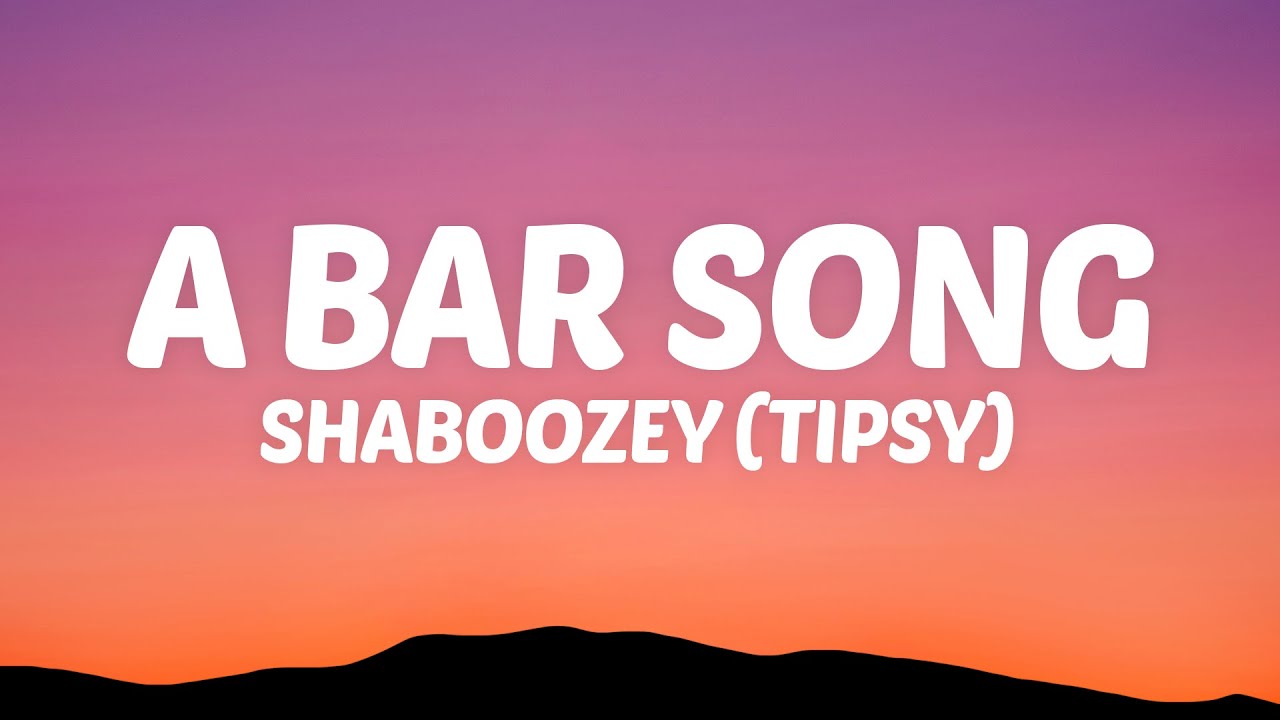 Shaboozey - A Bar Song (Tipsy) (Lyrics) background