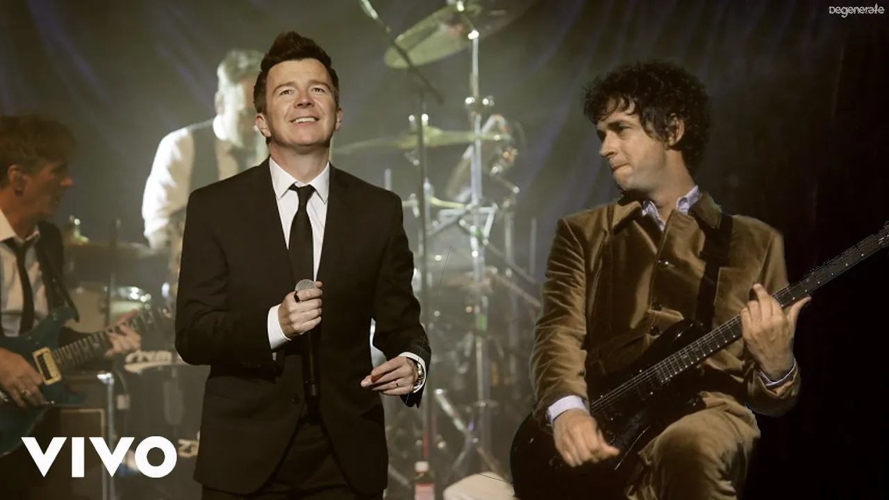 Soda Stereo feat. Rick Astley - Never Gonna Give De Música Ligera (En Vivo)