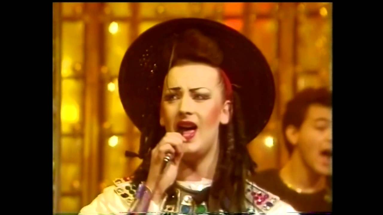 Culture Club - Karma Chameleon 1983 - Top of The Pops background