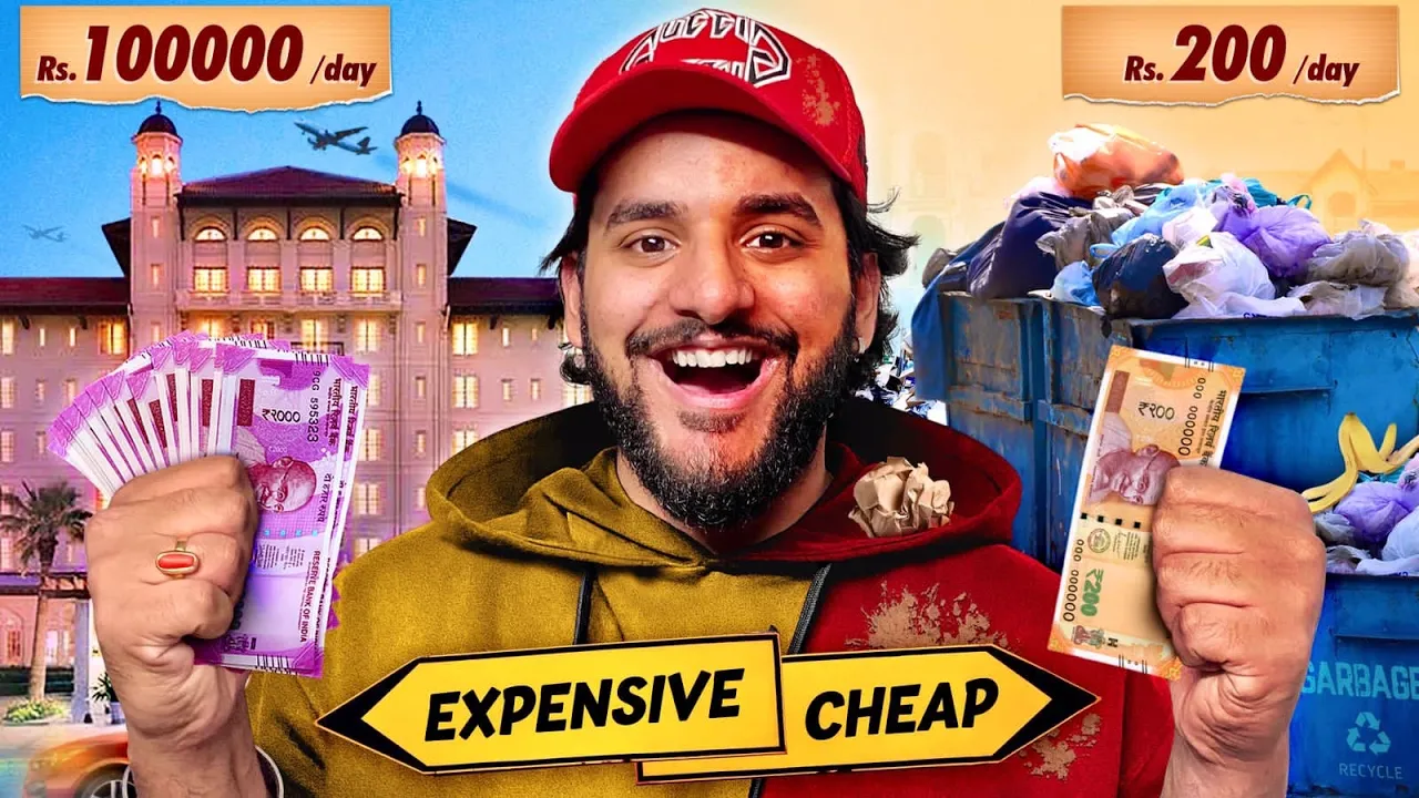 Surviving in Rs1,00,000 VS Rs200 Hotel Room !! (2022) | Watch on Movi47