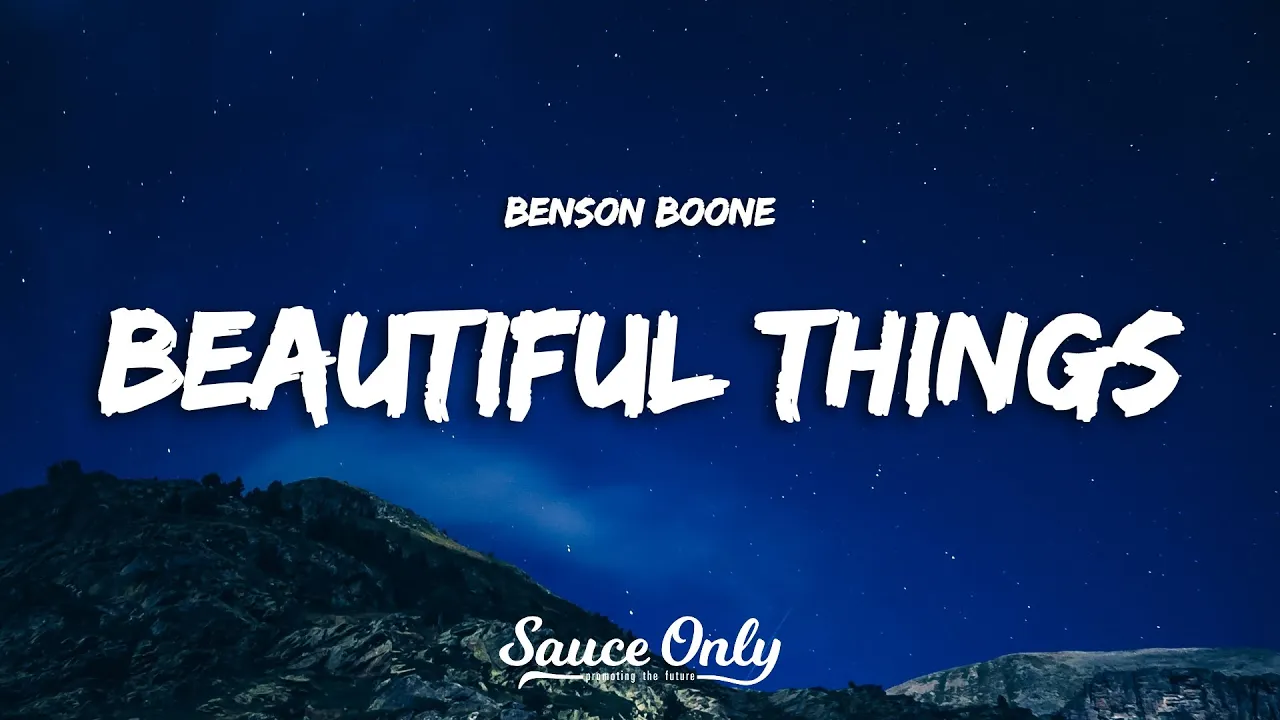 Benson Boone - Beautiful Things (Lyrics) background
