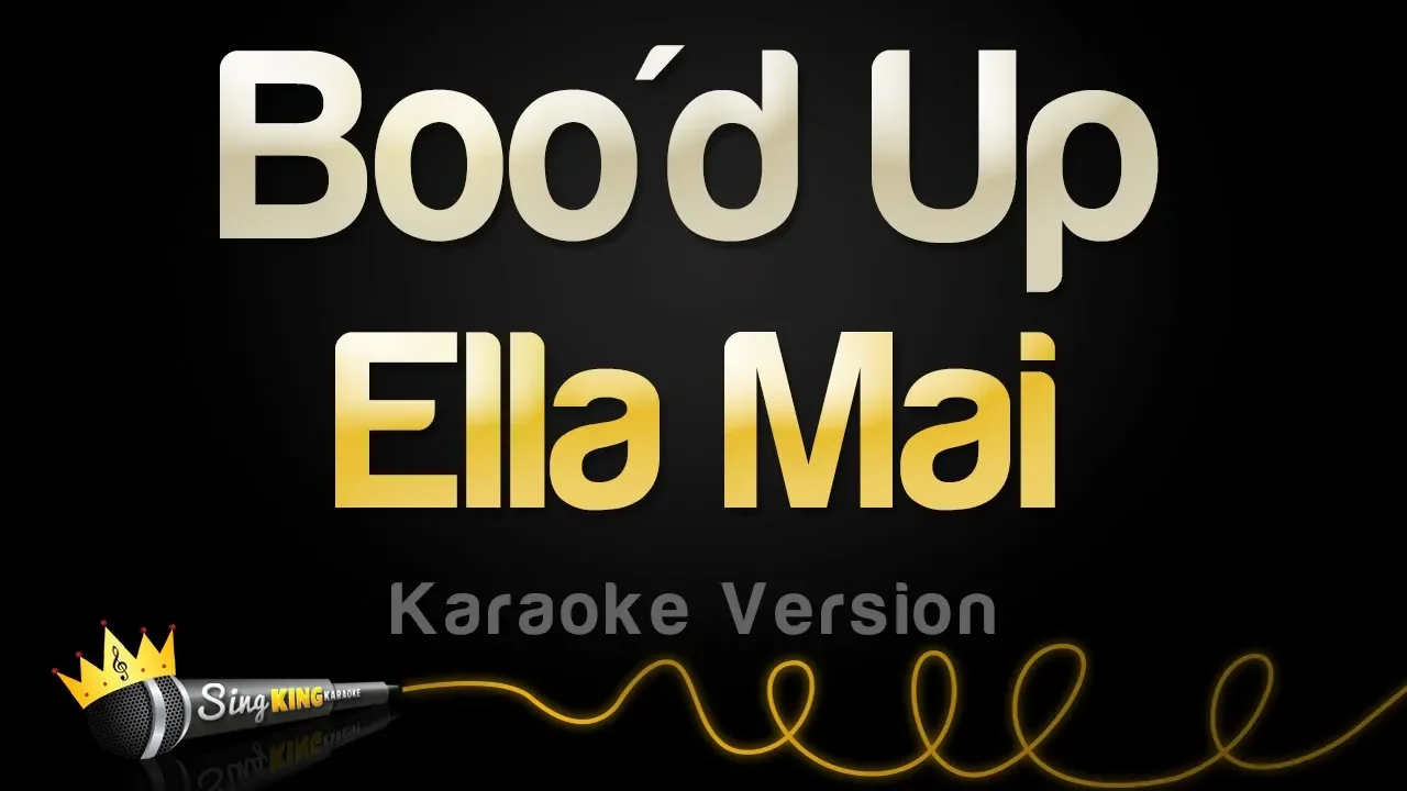 Ella Mai - Boo'd Up (Karaoke Version) background
