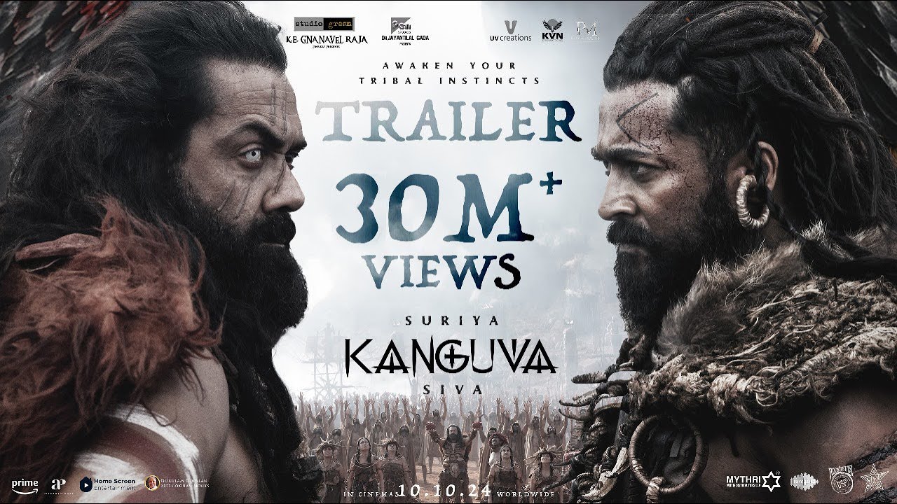 Kanguva - Tamil Trailer | Suriya | Bobby Deol | Devi Sri Prasad | Siva | Studio Green | UV Creations background