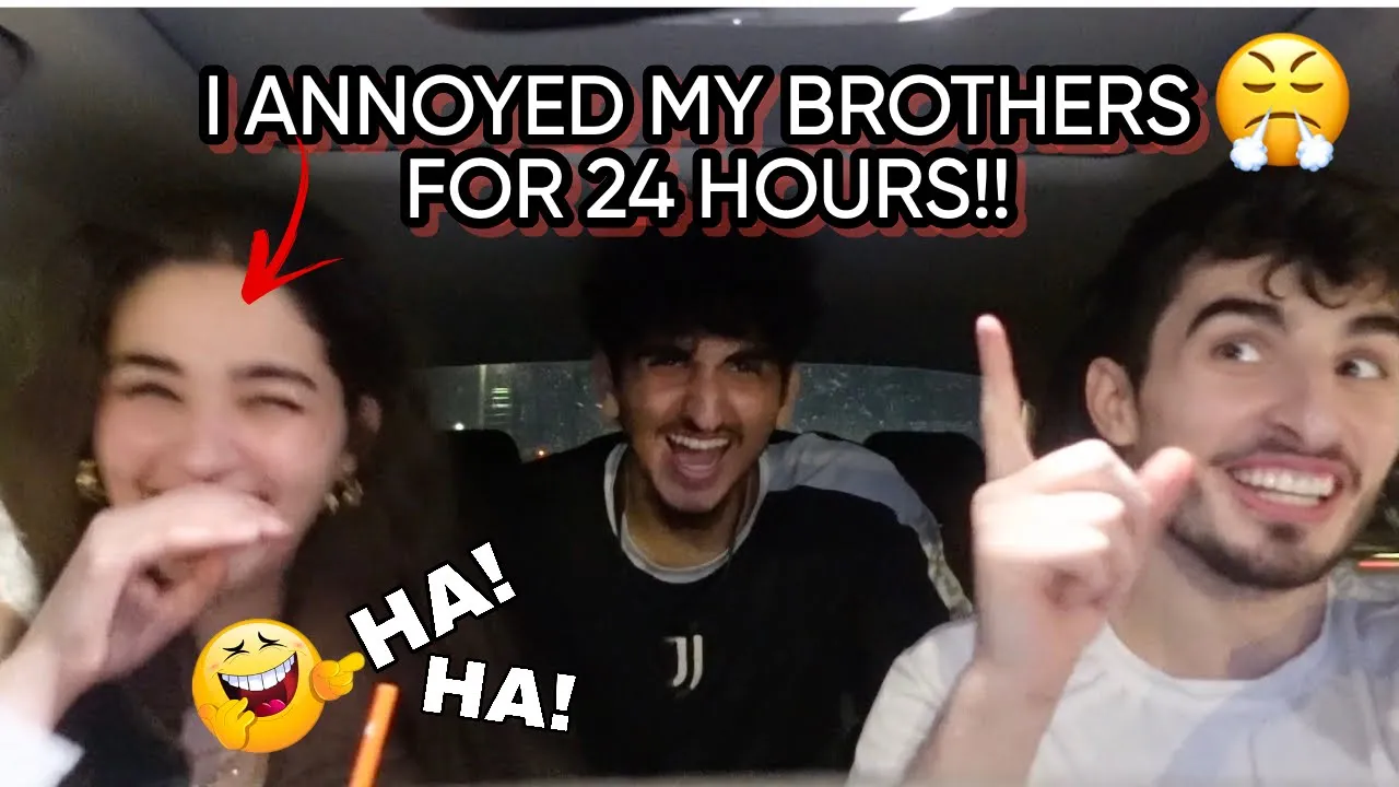 ANNOYED MY BROTHERS...THEY'RE SO DONE WITH ME!! background