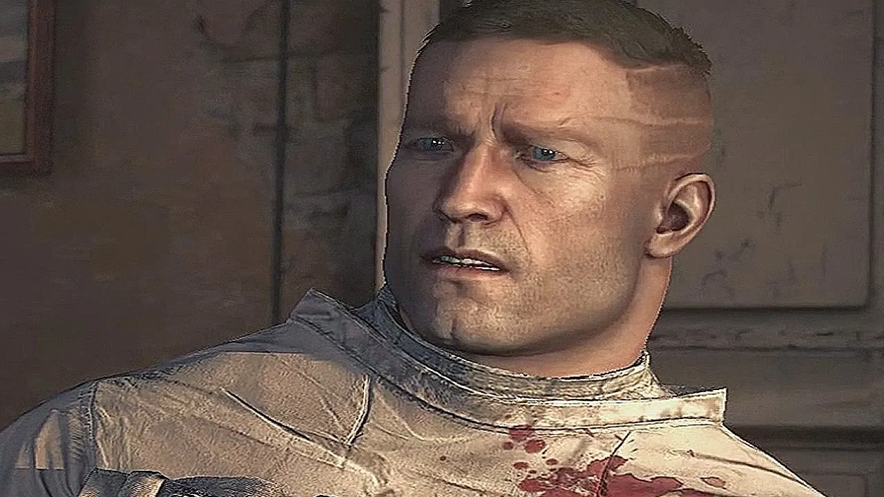 Blazkowicz finds out the allies lost WW2 - Wolfenstein The New Order poster — similar to New Order - Elegia [Full Version]