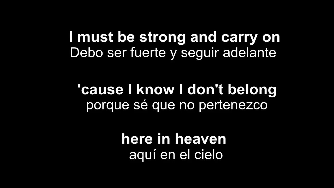 ♥ Tears in Heaven ♥ ~ Lágrimas En El Cielo ~ Eric Clapton - subtitulada inglés / español background