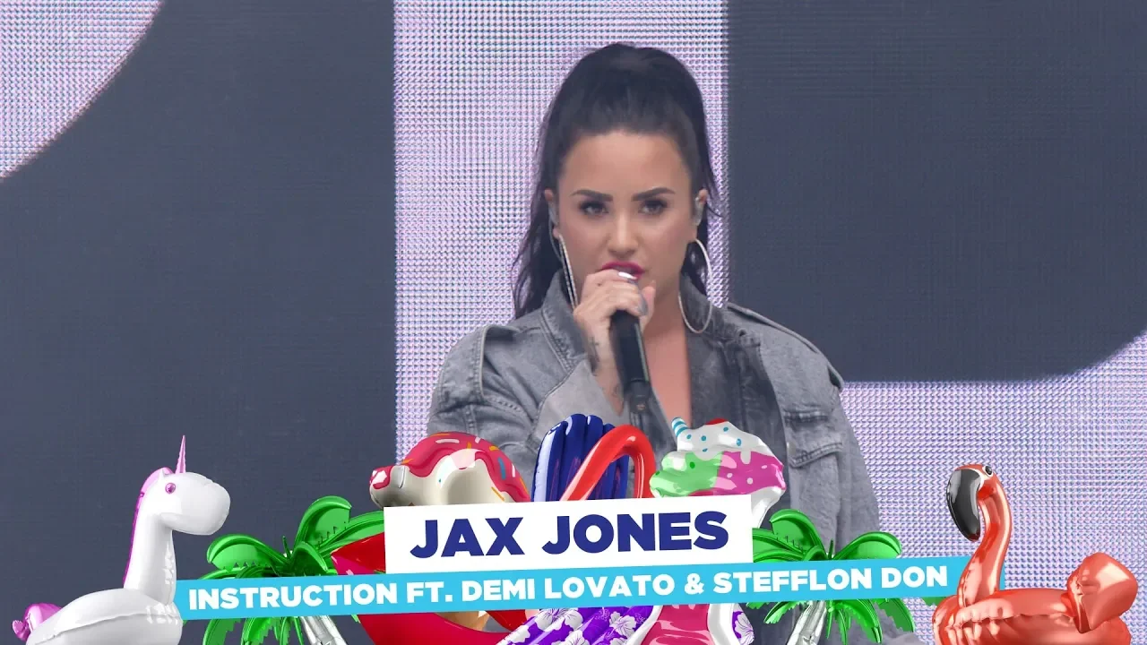 Jax Jones - ‘Instruction' ft. Demi Lovato & Stefflon Don (live at Capital’s Summertime Ball 2018) background