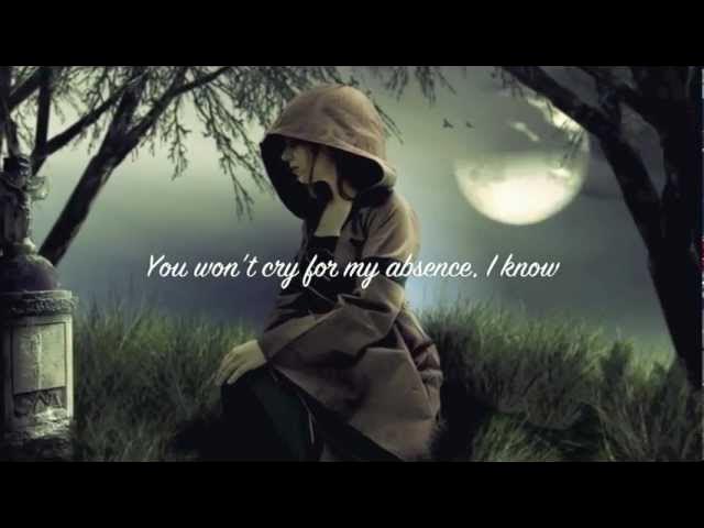 Evanescence~ Missing (lyrics) background