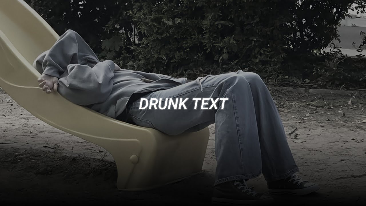drunk text - henry moodie (sped up + reverb) background