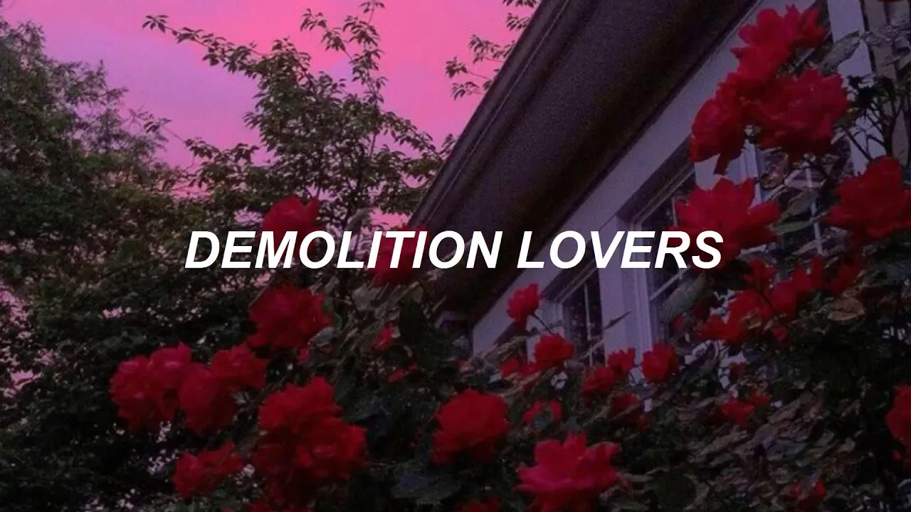 demolition lovers // my chemical romance - lyrics background