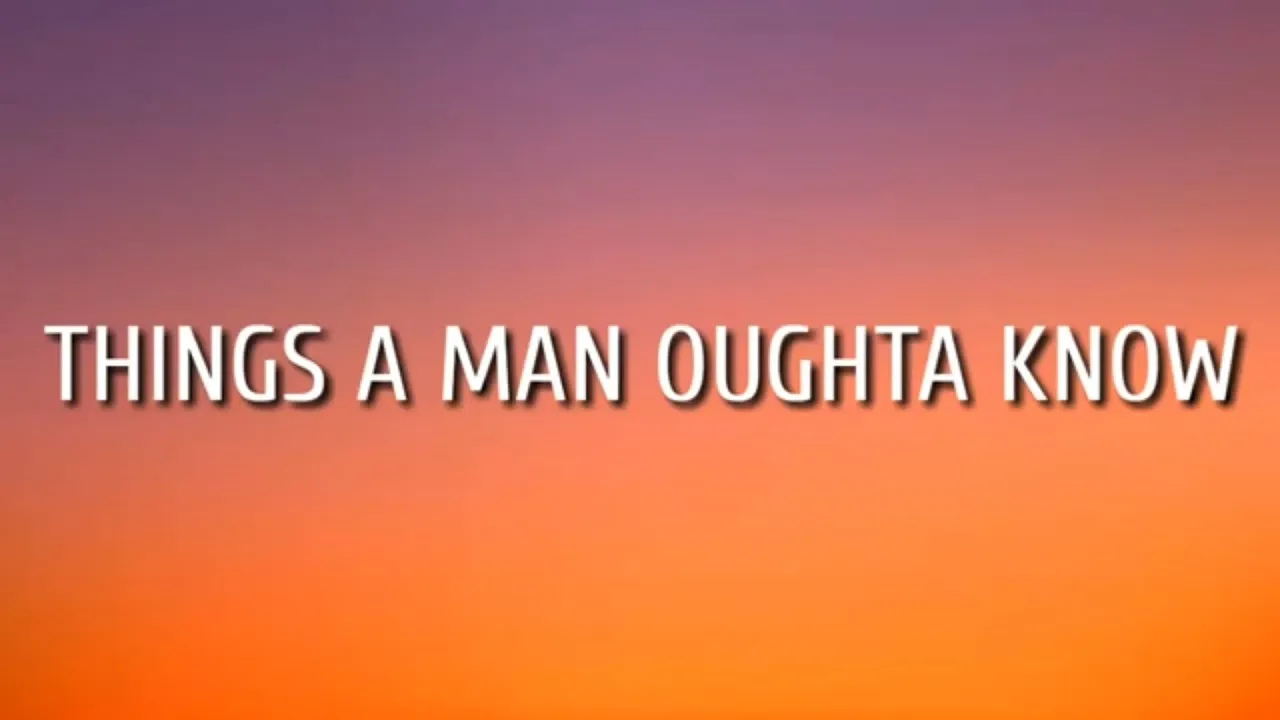 Lainey Wilson - Things A Man Oughta Know (Lyrics) ft. background