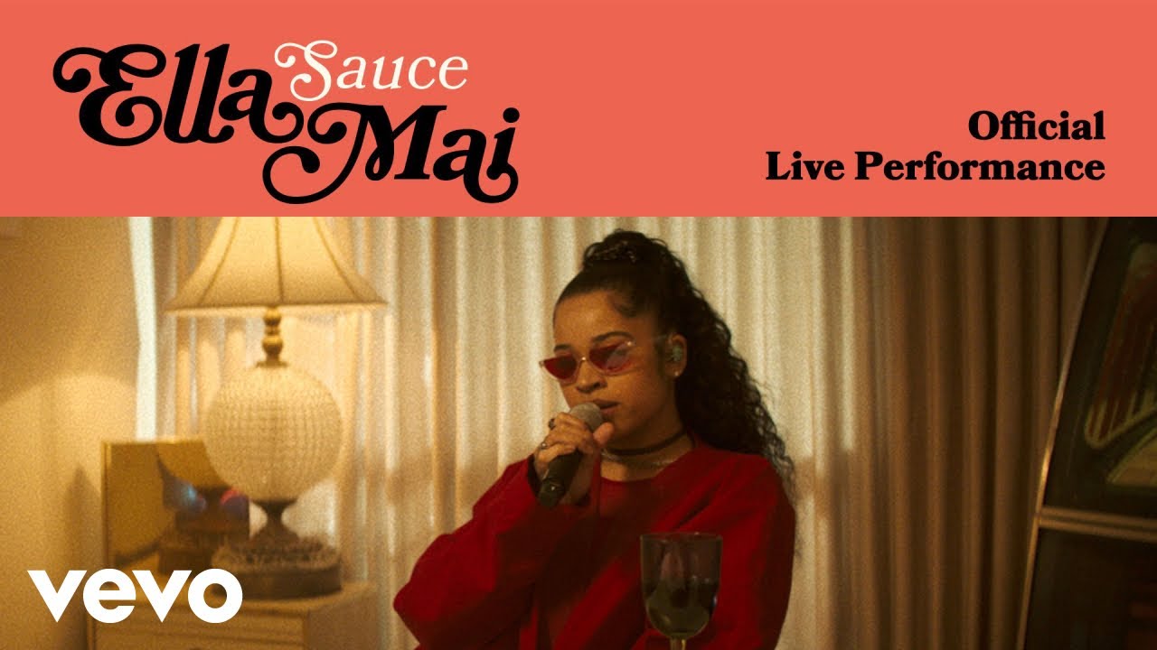 Ella Mai - Sauce (Official Live Performance) | Vevo LIFT background