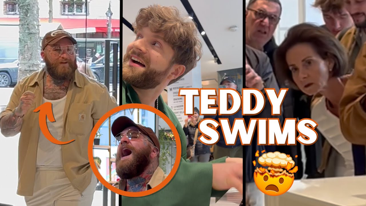 This famous singer surprised everyone in the shopping mall 🤯🤯 background