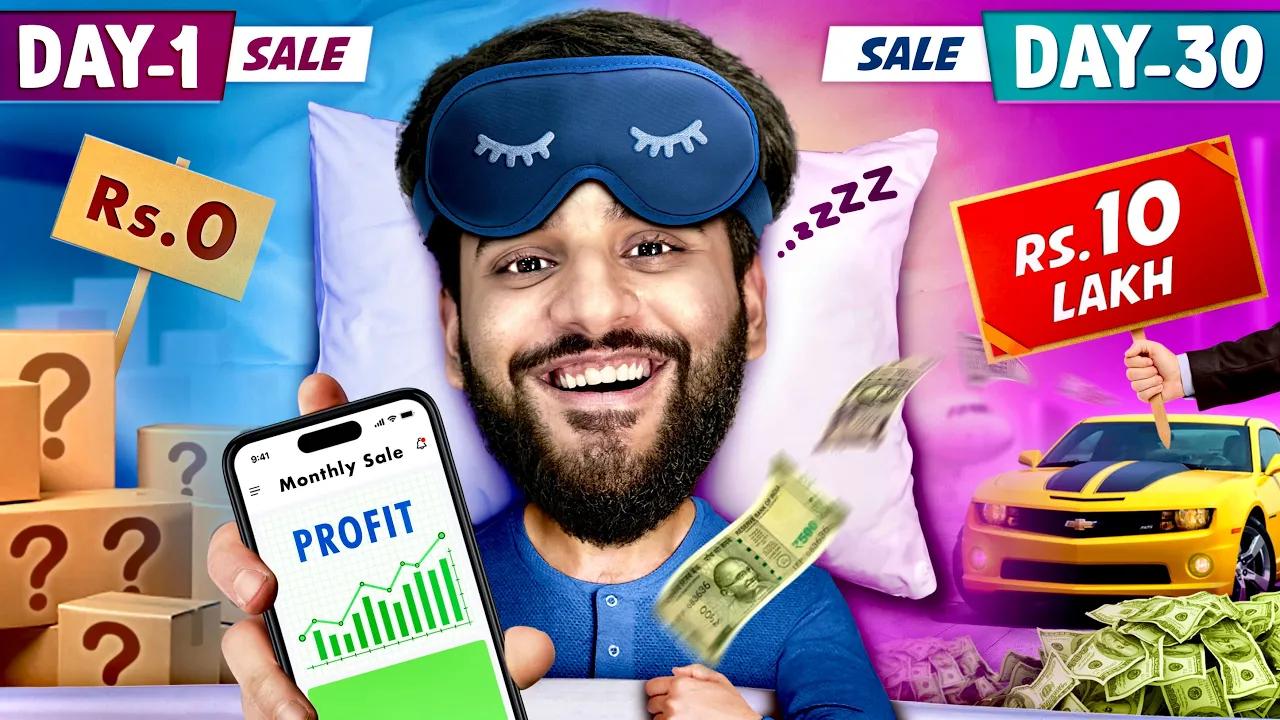 I Started a BUSINESS that made me Rs 1,00,000 while SLEEPING 😍 (2024) | Watch on Movi47