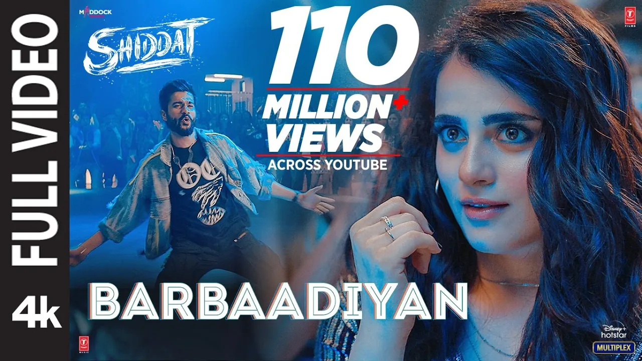 Barbaadiyan (Full Video)| Shiddat |Sunny K,Radhika M |Sachet T,Nikhita G, Madhubanti B|Sachin -Jigar background